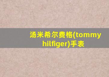 汤米希尔费格(tommy hilfiger)手表